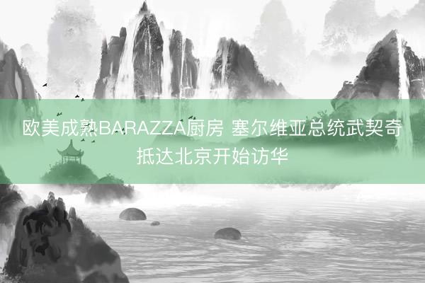 欧美成熟BARAZZA厨房 塞尔维亚总统武契奇抵达北京开始访华