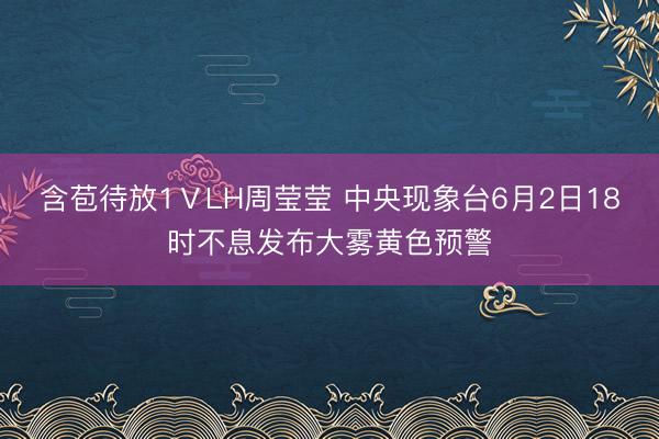 含苞待放1ⅤLH周莹莹 中央现象台6月2日18时不息发布大雾黄色预警