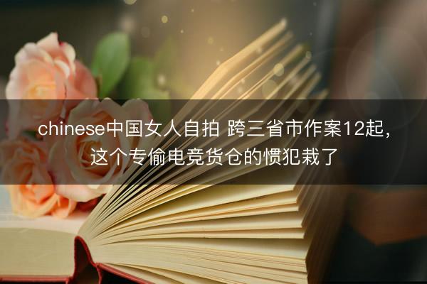 chinese中国女人自拍 跨三省市作案12起，这个专偷电竞货仓的惯犯栽了