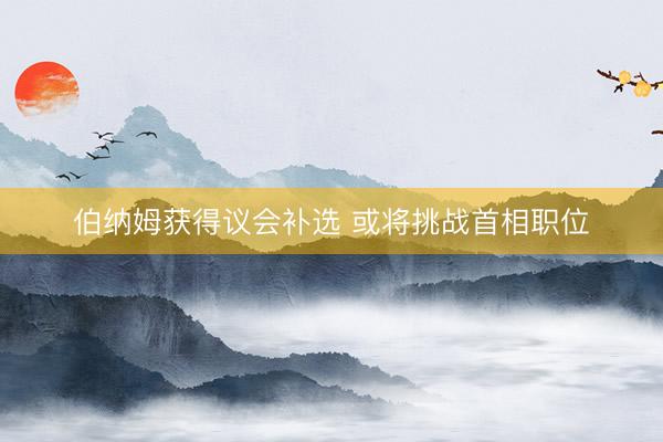 伯纳姆获得议会补选 或将挑战首相职位